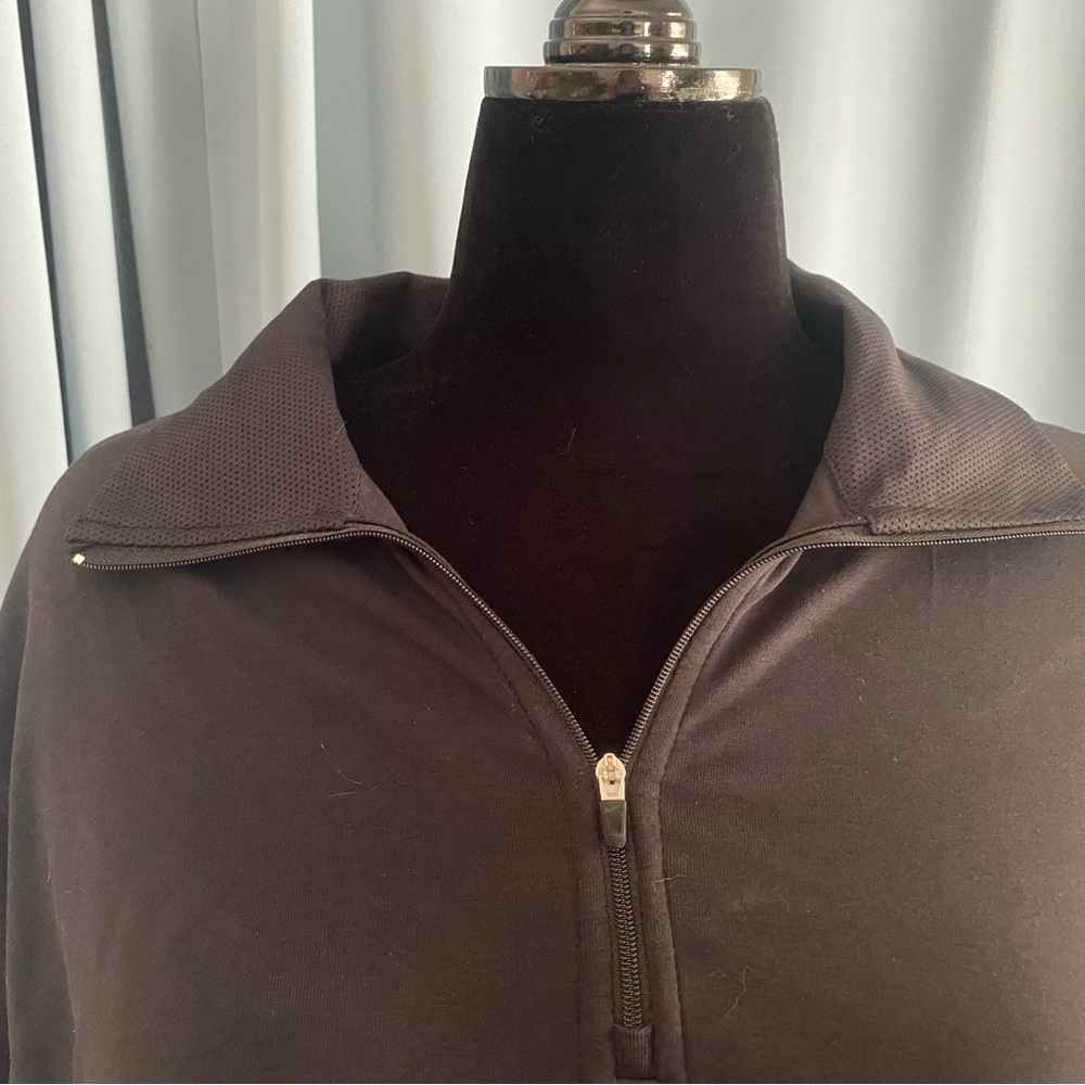 Black Half Zip Athletic Jacket Nike size 3X.